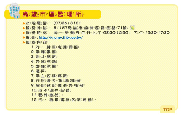 高雄市區監理所